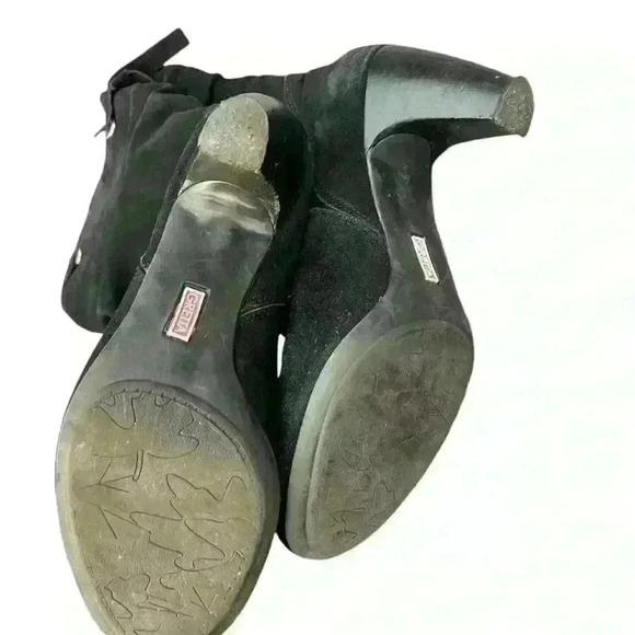 Gretta Giada 9.5 boots Black leather upper gorgeous - Picture 9 of 9